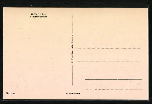AK München, Armeemuseum