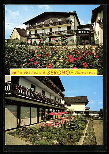 AK Almendorf, Hotel-Restaurant Berghof in der Hubertusstrasse 2