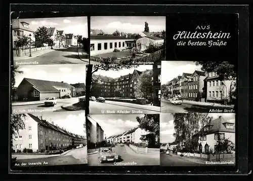 AK Hildesheim, Brehmerstrasse, Göttingstrasse, Küchenthalstrasse