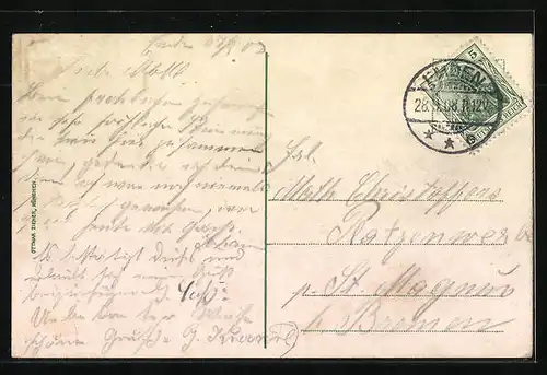 AK Emden, Blick auf das Königliche Postamt