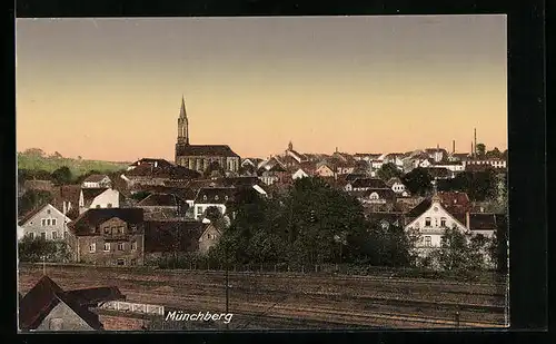 AK Münchberg, Panorama des Ortes