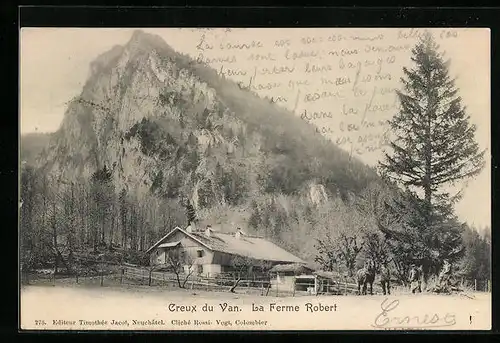 AK Creux-du-Van, La Ferme Robert