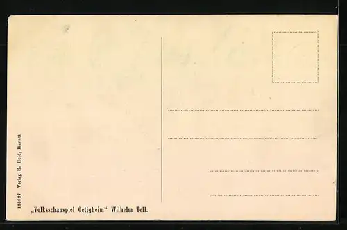 AK Oetigheim, Volksschauspiel Oetigheim, Wilhelm Tell, Tod des Herrn von Attinghausen