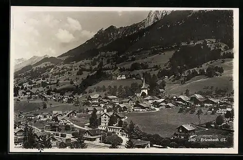 AK Erlenbach i. S., Ortsansicht mit Kirche