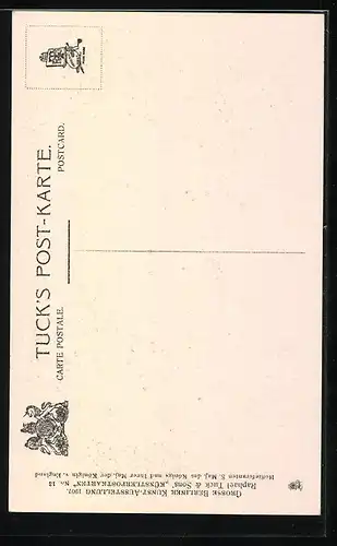 Künstler-AK Berlin, Grosse Kunst-Ausstellung 1907, Paris von Schmidt-Kestner