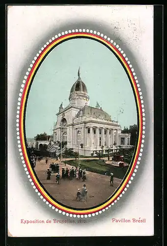AK Bruxelles, Exposition 1910, Pavillon Brésil
