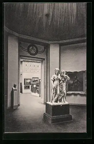 AK Berlin, Deutsche Jahrhundert-Ausstellung K. Nationalgalerie 1906, Eingang in die Cornelius-Säle