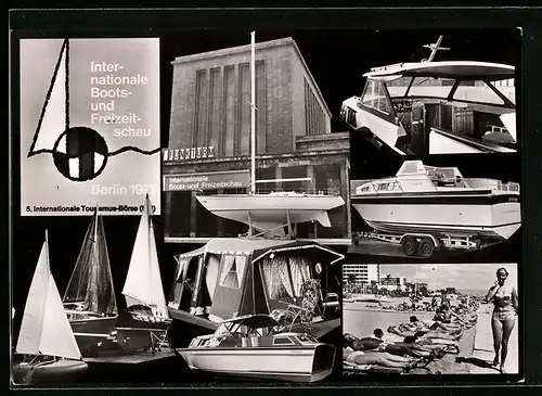 AK Berlin, Internationale Boots- und Freizeitschau 1971