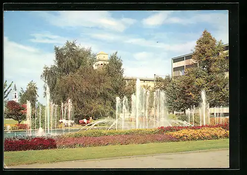 AK Karlsruhe, Bundesgartenschau 1967, Wasserspiele
