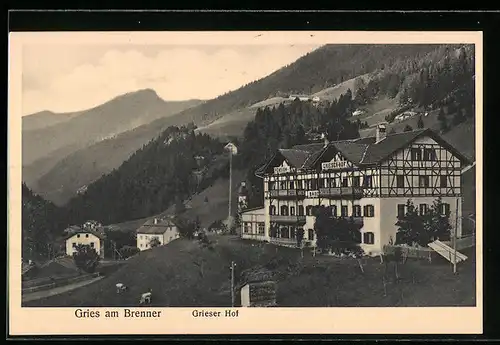 AK Gries a. B., Gasthof Grieser Hof