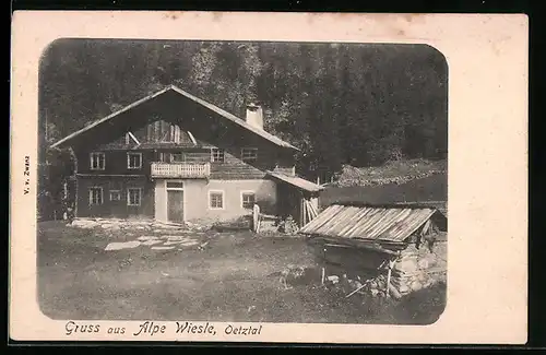 AK Längenfeld, Alpe Wiesle im Oetztal