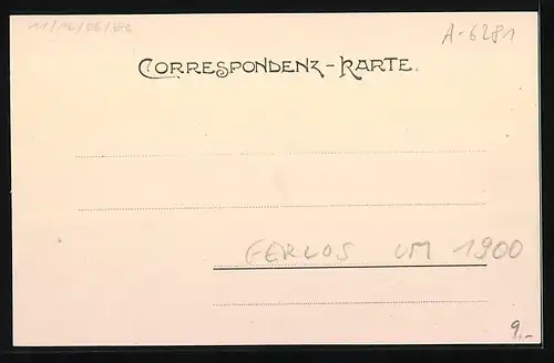 AK Gerlos, Ortsansicht mit Gebäuden