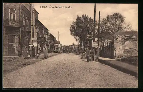 AK Lida, Blick in die Wilnaerstrasse