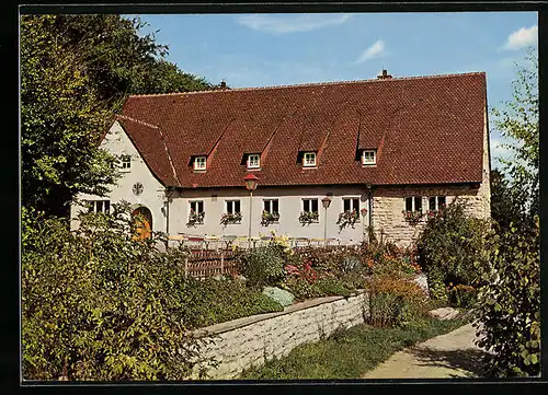 AK Heidenheim a. d. Brenz, Blick auf das Naturfreundehaus am Hahnenschnabel