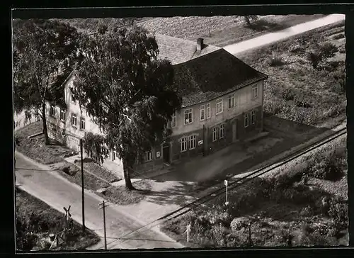 AK Güglingen /Württ., Fliegeraufnahme des Gasthauses Blankenhorn