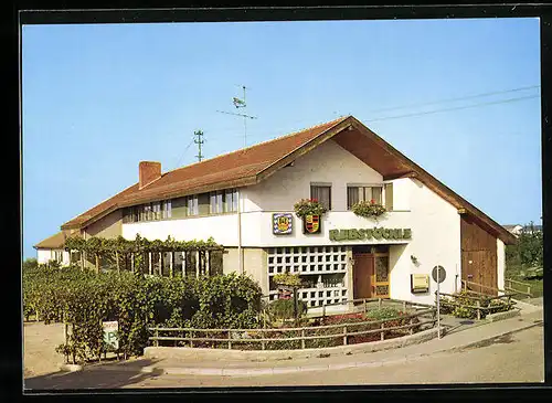 AK Neckarwestheim /Kr. Heilbronn, Blick auf das Gasthaus Rebstöckle