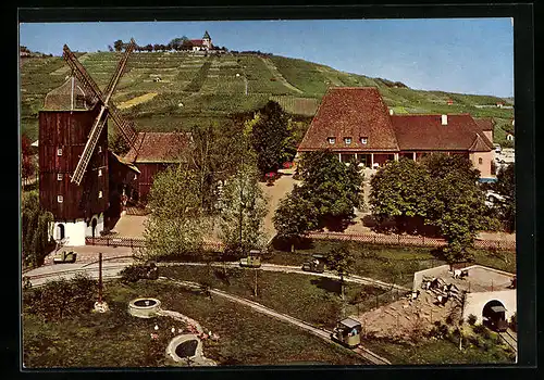 AK Cleebronn /Kreis Heilbronn, Blick auf die Altweibermühle Tripsdrill