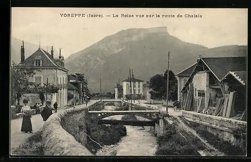 AK Voreppe, La Roize vue sur la route de Chalais
