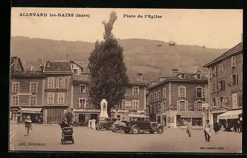 AK Allevard-les-Bains, Place de l`Eglise