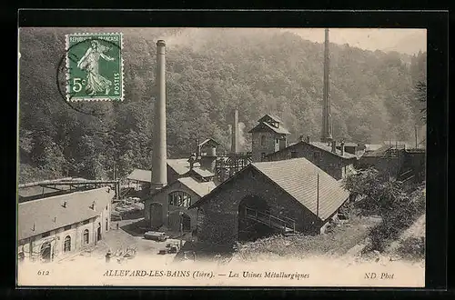 AK Allevard-les-Bains, Les Usines Métallurgiques