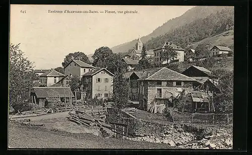 AK Allevard-les-Bains, Pinsot, vue générale