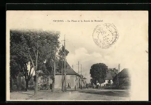 AK Veyrins, La Place et la Route de Morestel