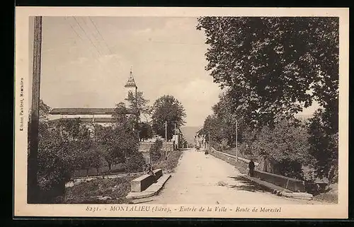 AK Montalieu, Entrée de la Ville, Route de Morestel