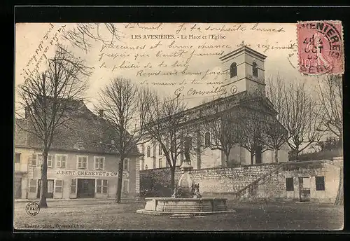 AK Les Avenières, La Place et l`Eglise