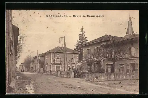 AK Marcilloles, Route de Beaurepaire