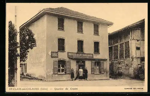 AK St-Clair-sur-Galaure, Quartier du Centre, Hotel de la H. Galaure