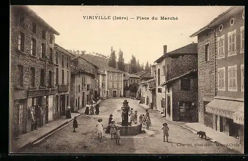 AK Viriville, Place du Marche