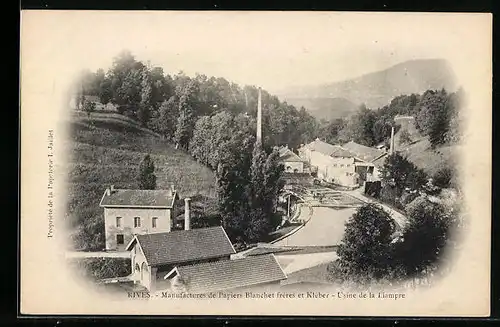 AK Rives, Manufactures de Papiers Blanchet freres et Kleber, Usine de la Liampre