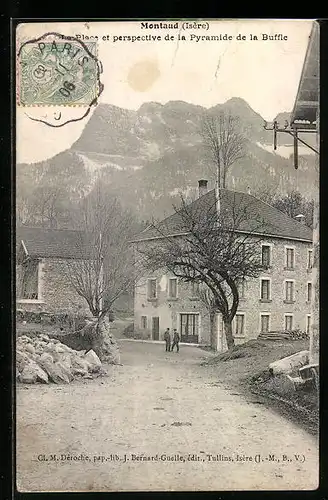 AK Montaud, La Place et perspective de la Pyramide de la Buffle