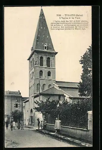 AK Tullins, L`Eglise et la Place