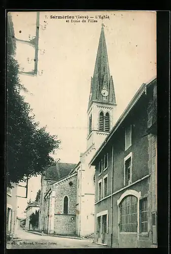 AK Sermérieu, L`Eglise et Ecole de Filles