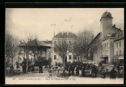 AK Saint-Marcellin, Place de l`Hôtel-de-Ville