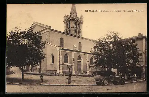 AK St-Marcellin, Eglise, Clocher XIIIe siècle