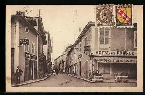 AK St-Marcellin, Rue St-Laurent, Strassenpartie