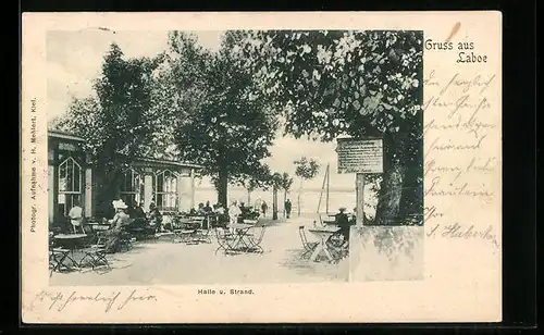 AK Laboe, Halle und Strand