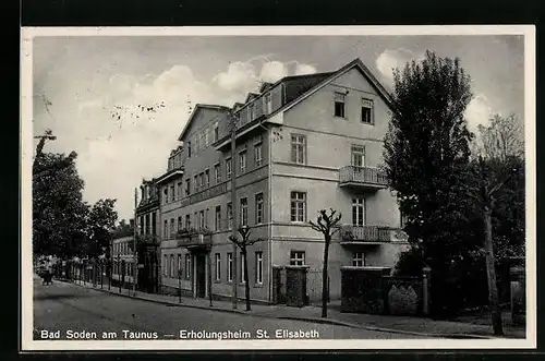 AK Bad Soden a. Taunus, Erholungsheim St. Elisabeth