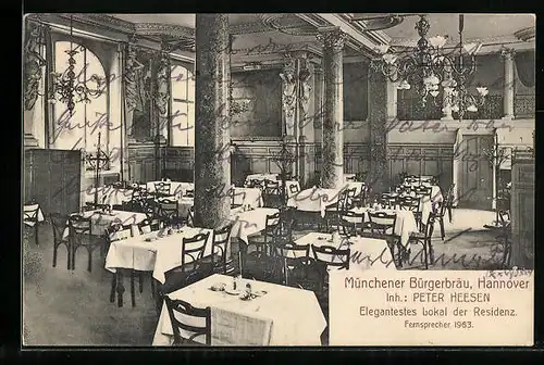 AK Hannover, Lokal Münchener Bürgerbräu