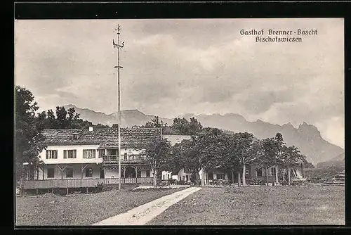 AK Bischofswiesen, Gasthof Brenner-Bascht