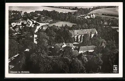 AK Cismar /Holstein, Ortsansicht vom Flugzeug aus