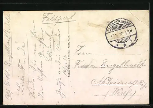 AK Steinhausen i. Oldbg., Innenansicht des Chriselius Gasthof