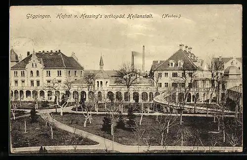 AK Göggingen, Hofrat v. Hessing`s orthopädische Heilanstalt ( Neubau)