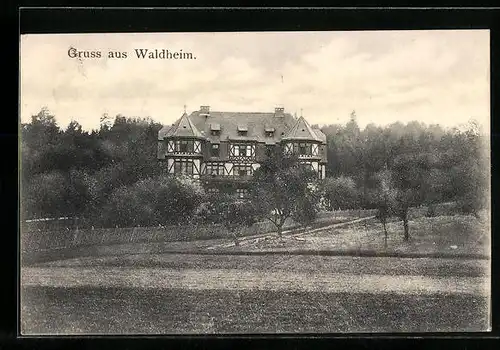 AK Oberdachstetten, Kurhotel Waldheim
