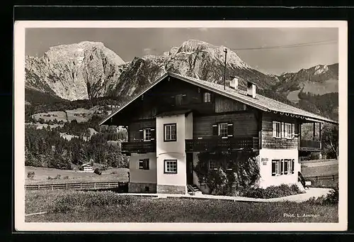 AK Berchtesgaden-Schönau, Landhaus und Pension Mooslehenklause