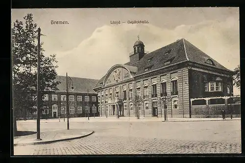 AK Bremen, Lloyd, Gepäckhalle