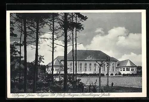 AK Bergen /Lüneburger Heide, Truppenübungsplatz, Offizier-Heim