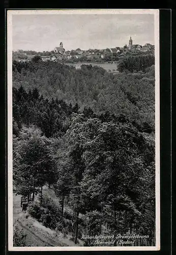 AK Strümpfelbrunn i. Odenwald, Ortsansicht aus der Vogelschau